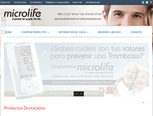 Tablet Screenshot of microlifecolombia.com